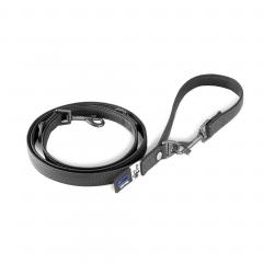 Black leather leash sales